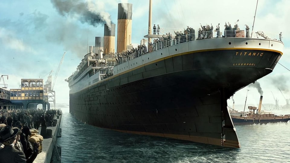 Fotka z filmu Titanic